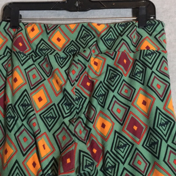 LULAROE Aztec Design Fun Cheerful Buttery Soft Comfy Stretch Leisure Leggings - Picture 4 of 11